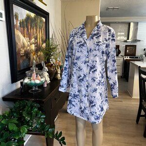 Haven WELL WITHIN: Blue Floral NightShirt